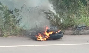 Vítima de acidente entre três carros e uma motocicleta, morre em hospital de Manaus