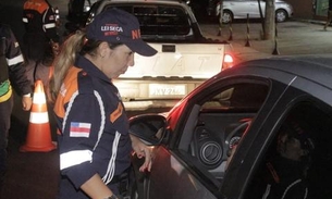 Mais de 70 motoristas são flagrados alcoolizados e cinco são presos em Manaus