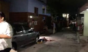 Homem é executado a tiros enquanto pichava 'CV' em muros de Manaus