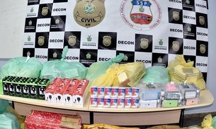Mais de 3 mil produtos falsificados são apreendidos no Centro de Manaus