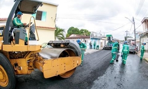 Recapeamento de vias da zona Sul de Manaus inicia e população comemora