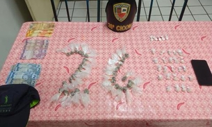 Adolescente é apreendido no momento em que vendia drogas em rua de Manaus 