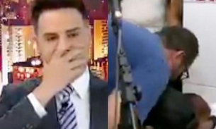 Ao vivo, Luiz Bacci revela para mãe que filha foi assassinada e ela desmaia