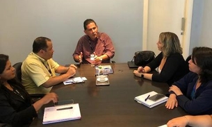 Abastecimento e esgoto são tema de reunião entre Ageman e Águas de Manaus