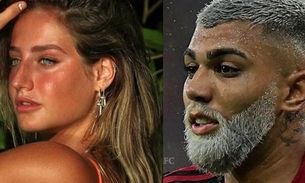 Após negar affair, Gabigol deixa Sapucaí acompanhado de Bruna Griphao