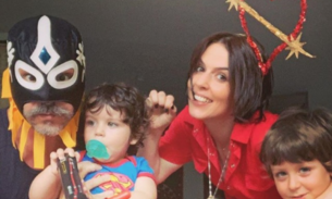 Fantasiados para curtir carnaval, família de Alexandre Nero explode fofurômetro