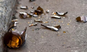 Homem vai parar no hospital após ser atacado com gargalo de garrafa em Manaus