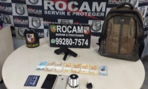 Trio suspeito de fazer arrastão é preso com arma falsa e carro roubado em Manaus