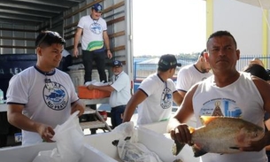 Mil quilos de peixes serão vendidos a preços acessíveis neste sábado, em Manaus 