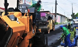 Ruas do bairro Japiim começam a ser recapeadas em Manaus 