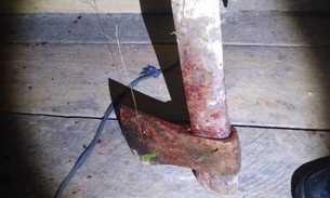 No Amazonas, idoso mata primo a machadadas após discussão