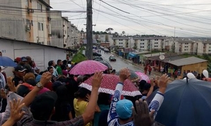 Aulas do colégio militar são suspensas para cadastramento de famílias do Monte Horebe