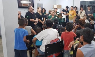 Crianças em situação de mendicância são flagradas em Manaus