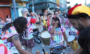 Aro Empenado sacudiu centro com Carnaval neste sábado em Manaus