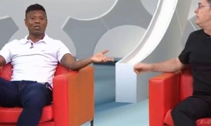 Ex-jogador Edilson e repórter fazem barraco durante programa de Neto na Band