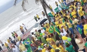 Manifestantes pró-Bolsonaro no Maranhão dizem que coronavírus nunca matou e nem vai matar