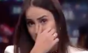 Ao vivo, Mari Palma não segura a emoção e chora ao estrear na CNN Brasil 