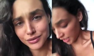 De quarentena, Débora Nascimento espera resultado para coronavírus: 'nervosa'