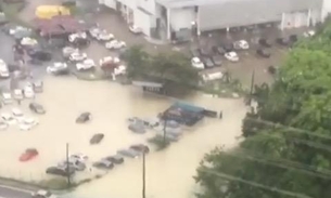 Manaus registra em 24h o maior volume de chuva do ano com previsão de mais temporais