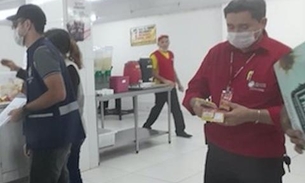 Vigilância Sanitária apura denúncia e fiscaliza supermercados na Zona Leste