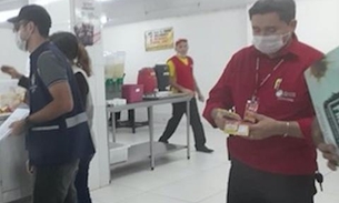 Vigilância Sanitária apura denúncia e fiscaliza supermercados na Zona Leste