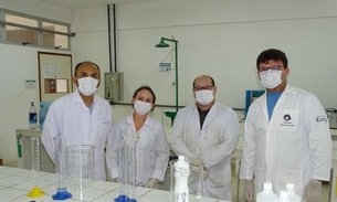 Instituto de Ciências Exatas da Ufam produz álcool em gel 
