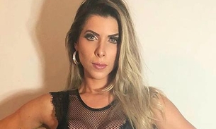 Ana Paula Minerato usa máscara de gás em casa para se proteger de coronavírus