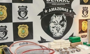 Polícia estoura laboratório de drogas e apreende R$ 200 mil em cocaína em Manaus 