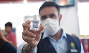 Em Manaus, preço abusivo faz distribuidora ter mais de 300 frascos de álcool apreendidos
