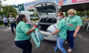 Manaus faz campanha para distribuir alimentos e produtos de higiene