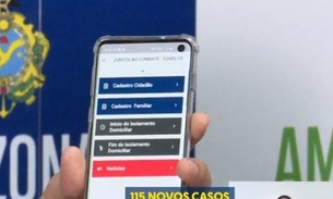 Pacientes isolados por coronavírus no Amazonas começam a ser monitorados por aplicativo