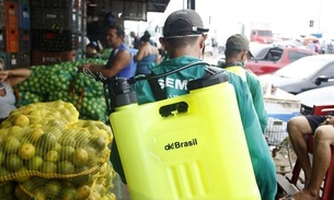 Higienização e desinfecção chegam à Feira Manaus Moderna