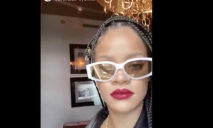 'Estou tentando salvar o mundo, ao contrário do presidente', diz Rihanna