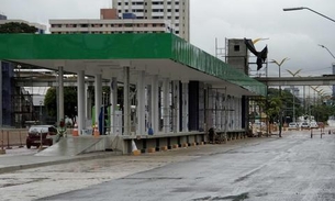 Trânsito é liberado na avenida Constantino Nery em dois trechos do complexo viário 