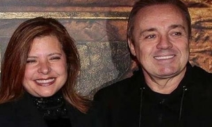 Rose Miriam posta foto aos beijos com Gugu Liberato e dispara: 'Encontro de uma só alma'