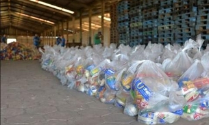 7 mil toneladas de alimentos vão ser distribuídas para famílias afetadas por coronavírus em Manaus