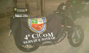 Homem é preso com motocicleta roubada na zona leste de Manaus 