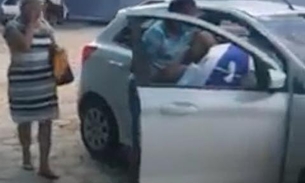 Em Manaus, equipe médica tranca porta enquanto mulher agoniza na frente de Hospital de Retaguarda