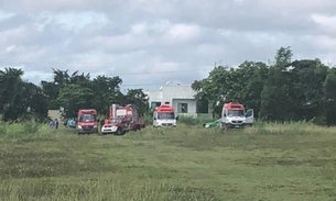 Aeronave cai durante decolagem no aeroclube de Manaus
