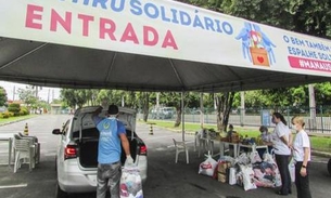 Usuários de app terão desconto em corrida para doações em drive-thru de Manaus 