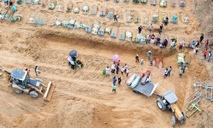 Manaus registra mais de 2 mil enterros em abril; número é três vezes mais do que 2019