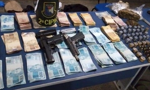 Com armas e barcos, estrangeiro é preso com R$ 27 mil e drogas no Amazonas