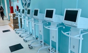 Ministério da Saúde equipa Hospital Nilton Lins com nove respiradores