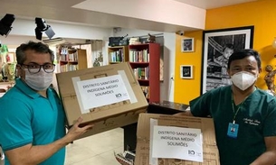 Máscaras de escudo facial reforçam segurança na saúde do Amazonas