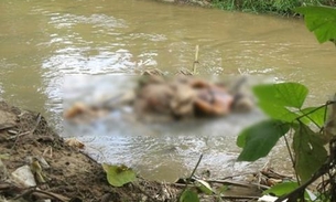Com saco na cabeça, corpo de mulher é encontrado boiando em igarapé de Manaus