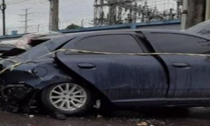 No Dia das Mães, acidente deixa quatro pessoas presas às ferragens em Manaus