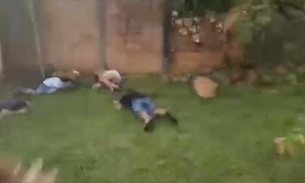 Em vídeo, polícia invade festa de criminosos em sítio de Manaus