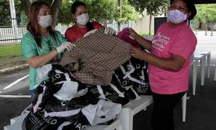 Em Manaus, distribuição de 25 mil roupas femininas vai até o fim do mês, diz Semasc