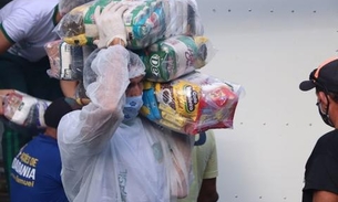 Campanha do Mesa Brasil e Sesc distribui 3 mil cestas básicas em Manaus