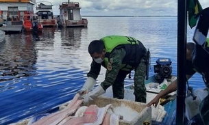 Homem é detido com 150 kg de pirarucu ilegal na orla de Manaus 